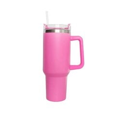 Freshy Cup Traveler juomalasi oljilla Pastelli pinkki 1,2 l vesikuppi, vesikannu, termospullo hinta ja tiedot | Termoskannut ja termosmukit | hobbyhall.fi