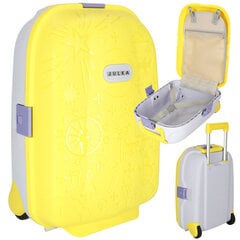 Lasten matkalaukku, keltainen J33 hinta ja tiedot | Matkalaukut ja -kassit | hobbyhall.fi