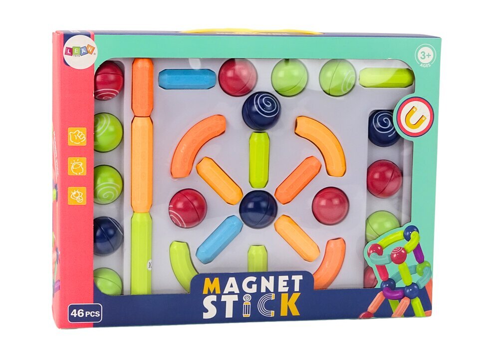 Magneettiset rakennuspalikat 46 kpl hinta ja tiedot | LEGOT ja rakennuslelut | hobbyhall.fi