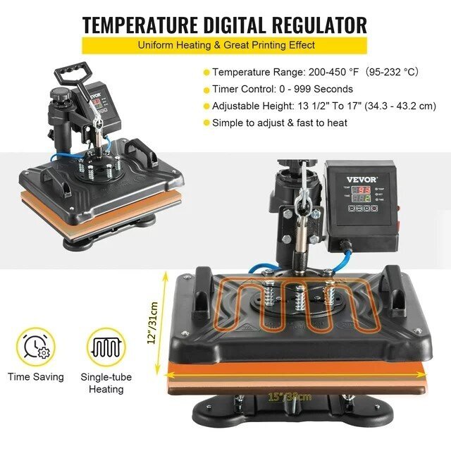 Lämpöpuristuskone 5 in 1 hinta ja tiedot | Taide- ja askartelutarvikkeet | hobbyhall.fi