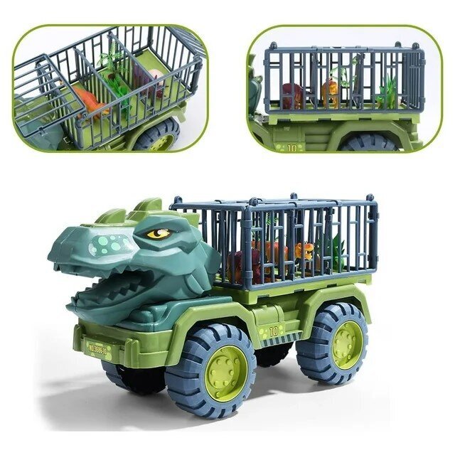 Kuljetusauto dinosauruksilla hinta ja tiedot | Poikien lelut | hobbyhall.fi