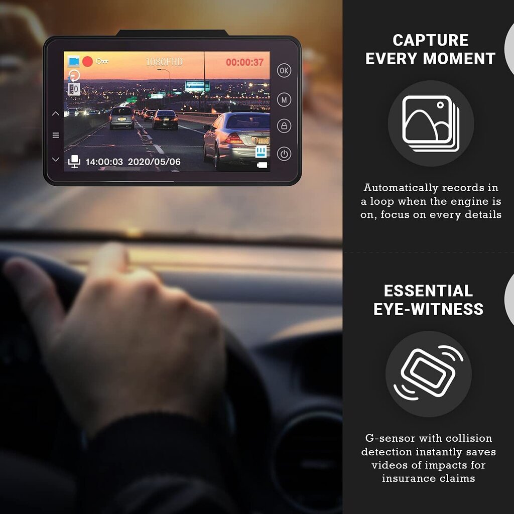 Auton DVR hinta ja tiedot | Autokamerat | hobbyhall.fi