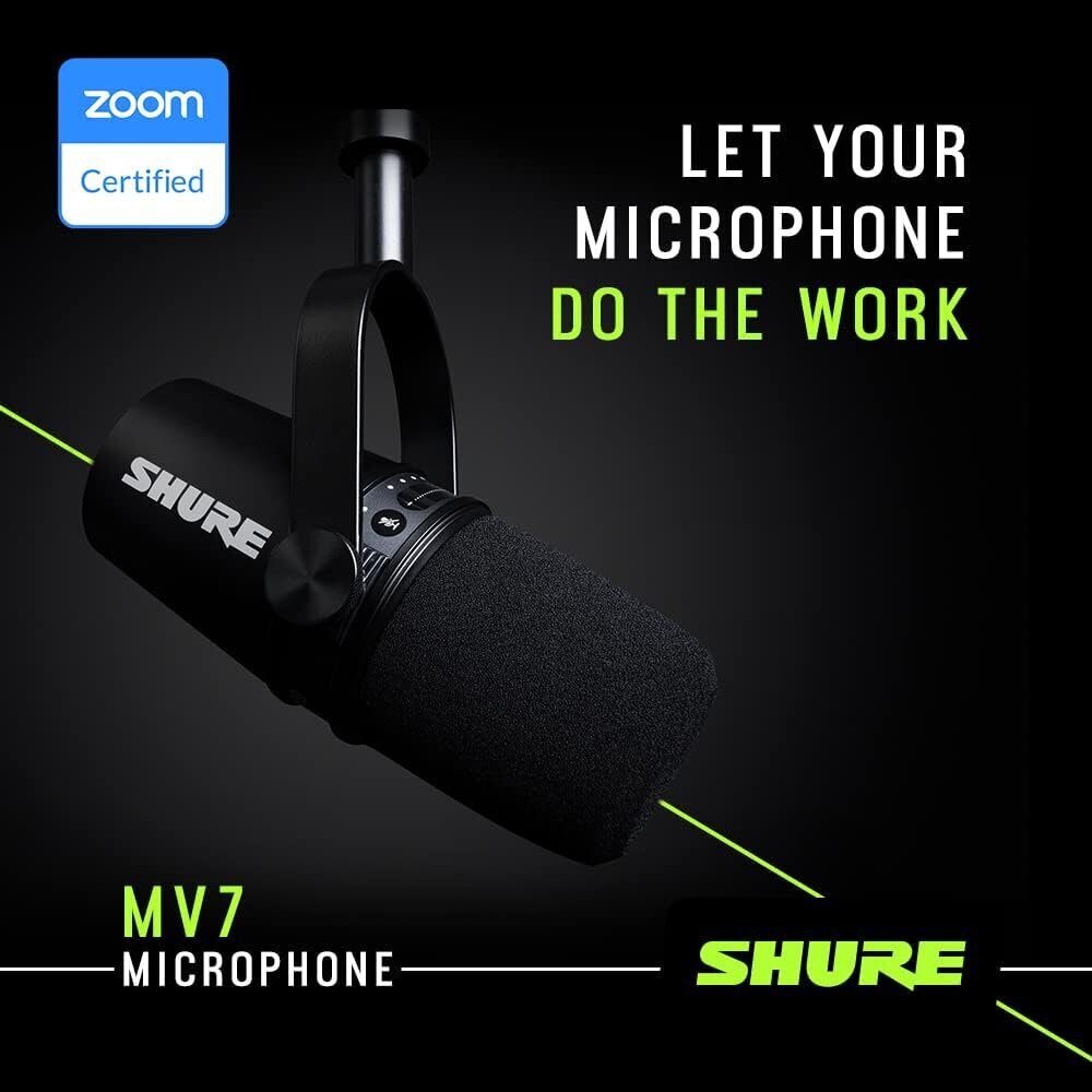 Mikrofoni podcasteille Shure MV7 hinta ja tiedot | Mikrofonit | hobbyhall.fi