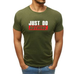 Miesten khaki paita Just do nothing JS/712005-54836-XXL hinta ja tiedot | Miesten T-paidat | hobbyhall.fi