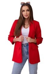 Naisten punainen takki Luner 23841-54860-Universalus hinta ja tiedot | Naisten jakut | hobbyhall.fi
