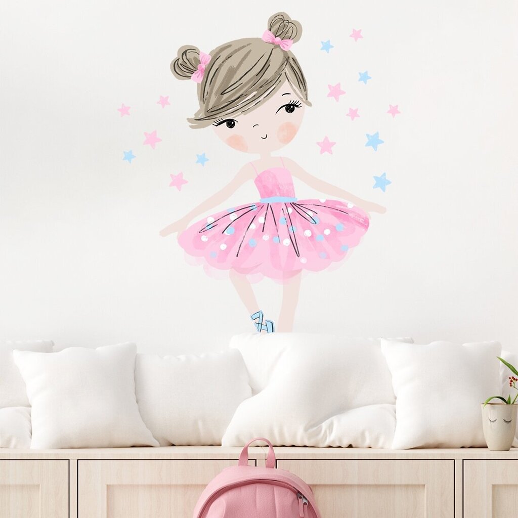 Pastelowe Love lipdukai sienoms rožinė balerina hinta ja tiedot | Sisustustarrat | hobbyhall.fi