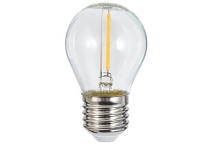 LED-lamppu E27 1.3W hehkulanka - Lämmin valkoinen (3000K) hinta ja tiedot | Lamput | hobbyhall.fi