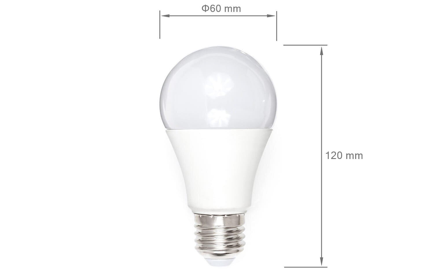 LED-lamppu E27 15W, kylmä valkoinen (6000K) hinta ja tiedot | Lamput | hobbyhall.fi