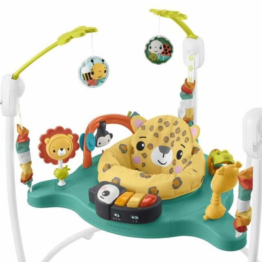 Toimintakeskus Fisher Price Jumperoo Leopard hinta ja tiedot | Kävelytuolit | hobbyhall.fi