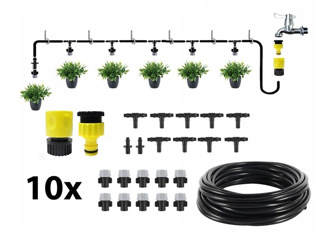 Vesisumujärjestelmä, 10 m hinta ja tiedot | Puutarhaletkut, kastelukannut ja muut kastelutarvikkeet | hobbyhall.fi