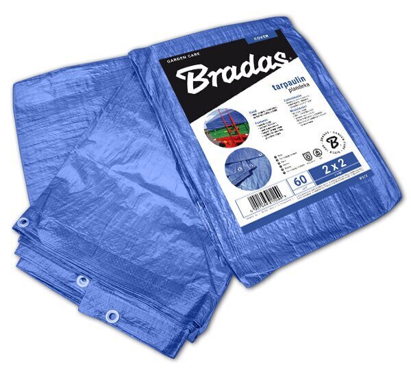 Vahvistettu peite Bradas Blue, 1,5 x 2 m, 60 g/m² hinta ja tiedot | Puutarhatyökalut | hobbyhall.fi