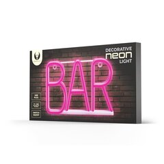 NEON LED BAR pink Bat + USB FLNE24 Forever Light hinta ja tiedot | Sisustustuotteet | hobbyhall.fi