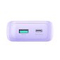 Minivirtapankki, Joyroom JR-PBC071, integroidut kaapelit, 10000 mAh., 30 W., vaalea violetti hinta ja tiedot | Varavirtalähteet | hobbyhall.fi