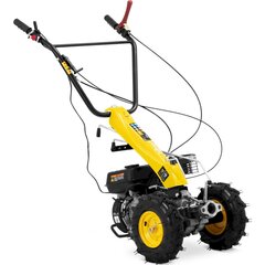 Kaksipyöräinen yksiakselinen traktori, Hillvert 100903771, 196 cm3, EURO V 6,5 hv, keltainen hinta ja tiedot | Kotieläintarvikkeet | hobbyhall.fi