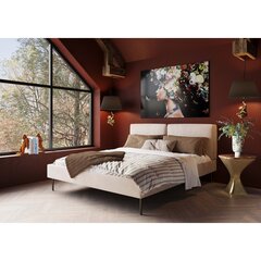 Päädyllinen sänky, Cord Creme 160x200cm hinta ja tiedot | Sängyt | hobbyhall.fi