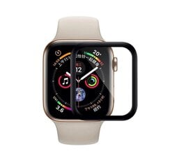 Suojalasi 3D Full Glue Apple Watch 40 mm musta hinta ja tiedot | Älykellojen ja aktiivisuusrannekkeiden lisätarvikkeet | hobbyhall.fi