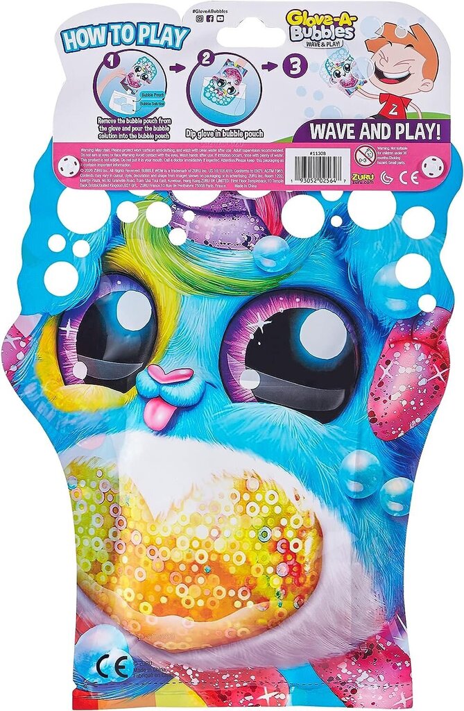 Zuru BubbleWow Glove d/bubble.Rainb.11308 hinta ja tiedot | Poikien lelut | hobbyhall.fi