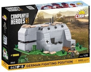 COBI COH saksalainen bunkkeri 642 cl 3043 hinta ja tiedot | LEGOT ja rakennuslelut | hobbyhall.fi