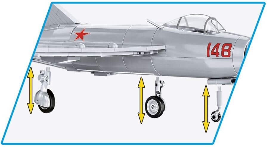 COBI HC KOREAN WAR MIG-15 Fagot 504kl 2416 hinta ja tiedot | LEGOT ja rakennuslelut | hobbyhall.fi