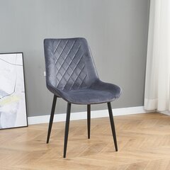Ruokapöydän tuoli Restock Lugano, harmaa hinta ja tiedot | Ruokapöydän tuolit | hobbyhall.fi