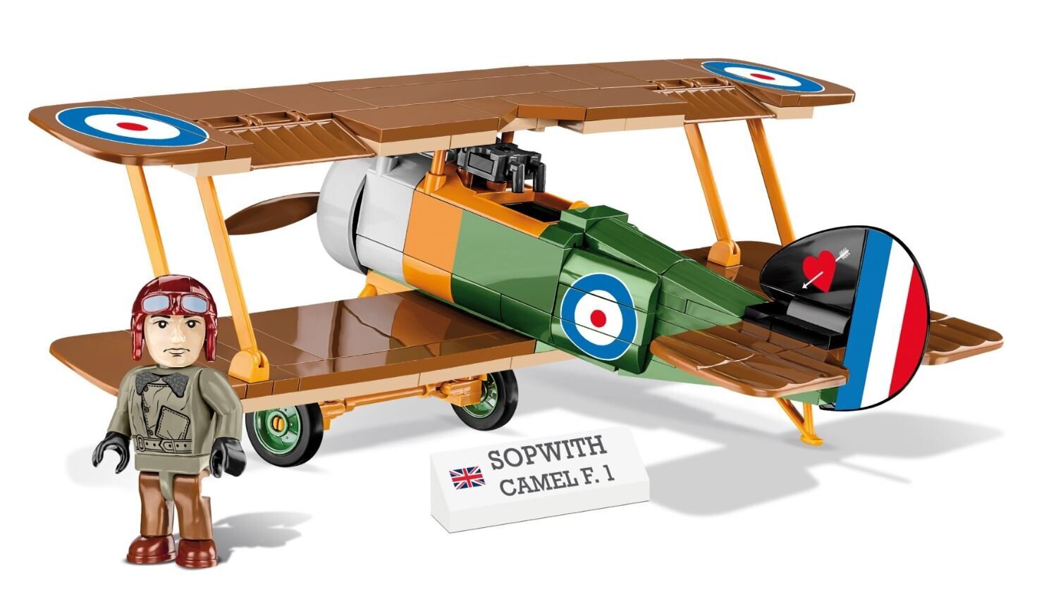 COBI HC GREAT WAR Sopwith.F.1 Camel 176kl 2987 hinta ja tiedot | LEGOT ja rakennuslelut | hobbyhall.fi