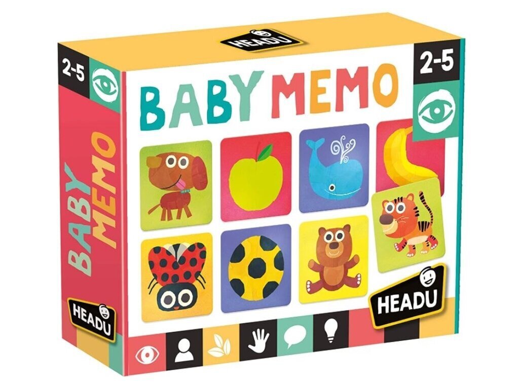 Baby Memo Headu - Koulutuksellinen muistipeli hinta ja tiedot | Lautapelit ja älypelit | hobbyhall.fi