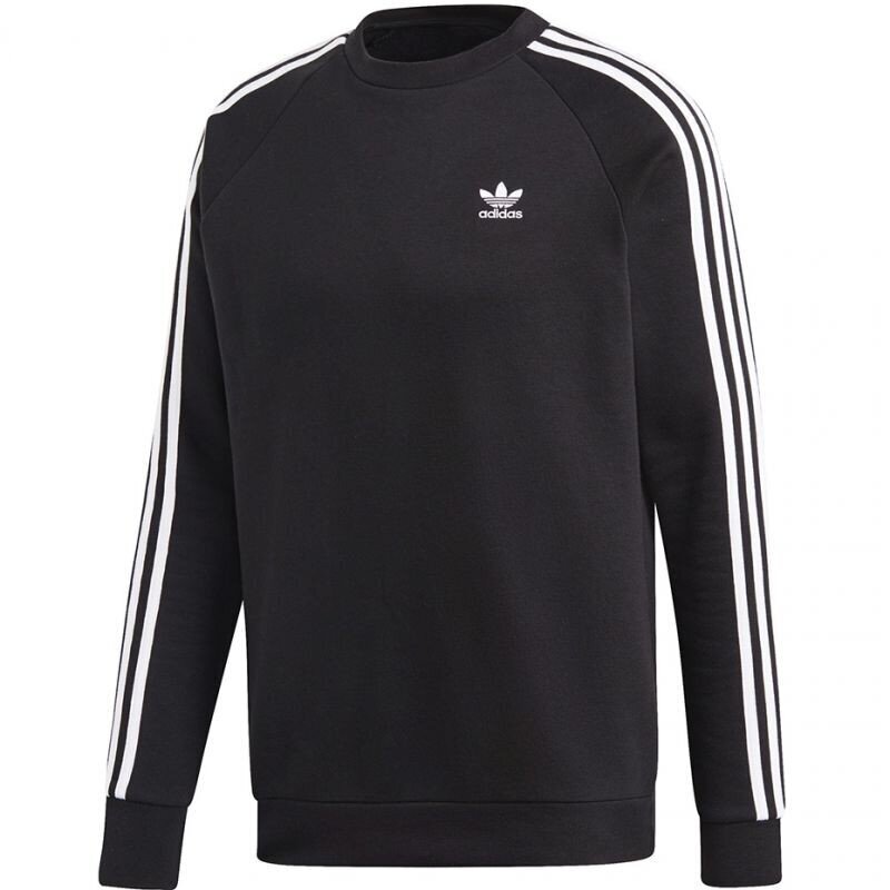 3-stripes crew adidas originals miehet black dv1555 hinta ja tiedot | Miesten puserot ja hupparit | hobbyhall.fi