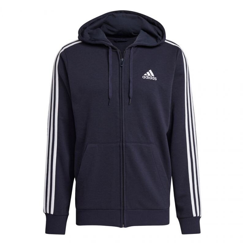 Miesten neule Adidas Essentials Hoodie M GK9033, tummansininen hinta ja tiedot | Miesten puserot ja hupparit | hobbyhall.fi