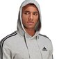 Miesten neule Adidas Essentials Hoodie M GK9080, harmaa hinta ja tiedot | Miesten puserot ja hupparit | hobbyhall.fi