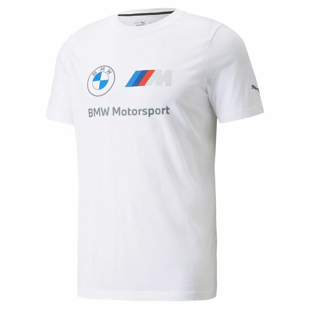 Bmw mms ess logo tee puma miehet white 53225302 hinta ja tiedot | Miesten urheiluvaatteet | hobbyhall.fi