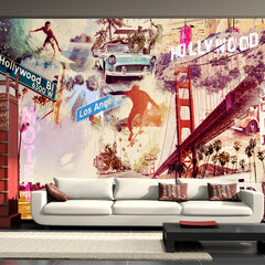 Valokuvatapetti - Hollywood, Miami, Los Angeles... 300x210 cm hinta ja tiedot | Valokuvatapetit | hobbyhall.fi