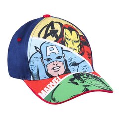 Lasten hattu The Avengers (53 cm) S0731170, sininen hinta ja tiedot | Poikien hatut, huivit ja käsineet | hobbyhall.fi