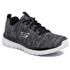 Skechers naiset grey 12614bkw hinta ja tiedot | Naisten urheilu- ja vapaa-ajan kengät | hobbyhall.fi