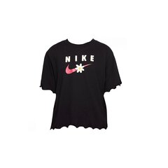 Naisten lyhythihainen t-paita Nike Tee Energy Boxy Frilly DO1351, musta hinta ja tiedot | Naisten urheiluvaatteet | hobbyhall.fi