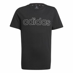 Lasten Lyhythihainen paita Adidas Essentials Musta hinta ja tiedot | Poikien paidat | hobbyhall.fi