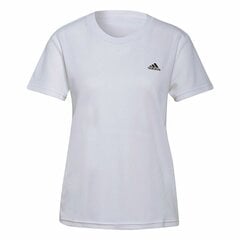 Naisten T-paita Adidas Aeroready D2M Sport Valkoinen hinta ja tiedot | Naisten T-paidat | hobbyhall.fi