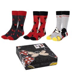 Naisten sukat Minnie Mouse S0737090, 3 paria hinta ja tiedot | Minnie Mouse Naisten vaatteet | hobbyhall.fi