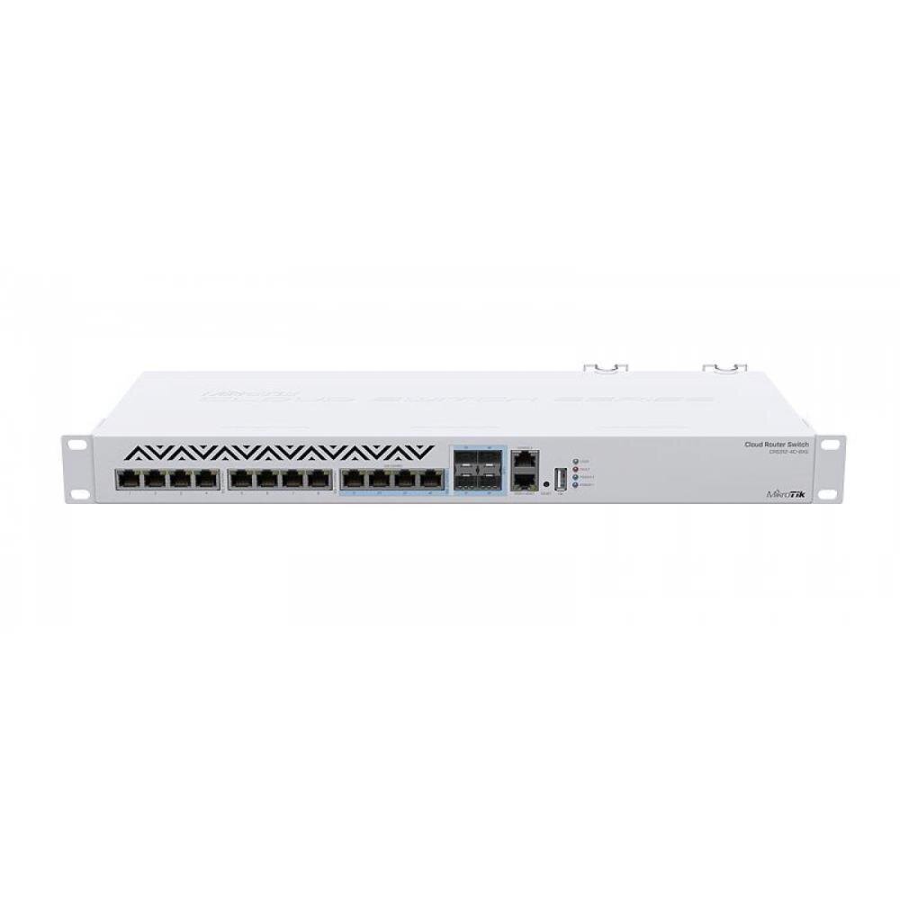 Kytkin MikroTik CRS312-4C+8XG-RM hinta ja tiedot | Verkkokytkimet | hobbyhall.fi