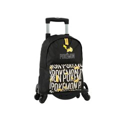 Koulureppu pyörillä Pokémon Pikachu, 25l, musta hinta ja tiedot | Koulureput ja -laukut | hobbyhall.fi