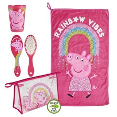 Peppa Pig hygienialaukku tarvikkeineen, vaaleanpunainen hinta ja tiedot | Peppa Pig Urheilu ja vapaa-aika | hobbyhall.fi