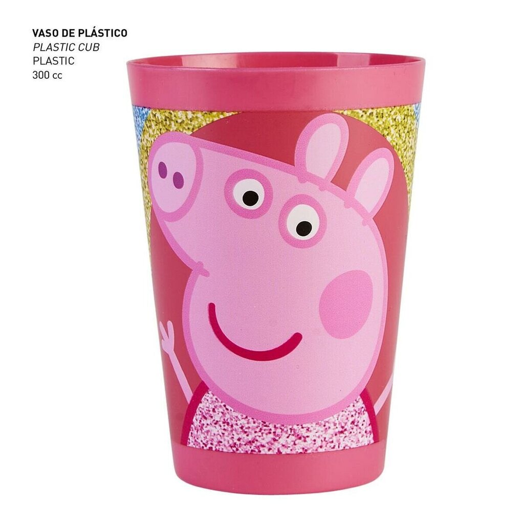 Peppa Pig hygienialaukku tarvikkeineen, vaaleanpunainen hinta ja tiedot | Kosmetiikkalaukut ja peilit | hobbyhall.fi