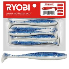 Pehmeä viehe Tuoksuva Ryobi Minnow 76mm CN005 5kpl hinta ja tiedot | Vieheet ja uistimet | hobbyhall.fi