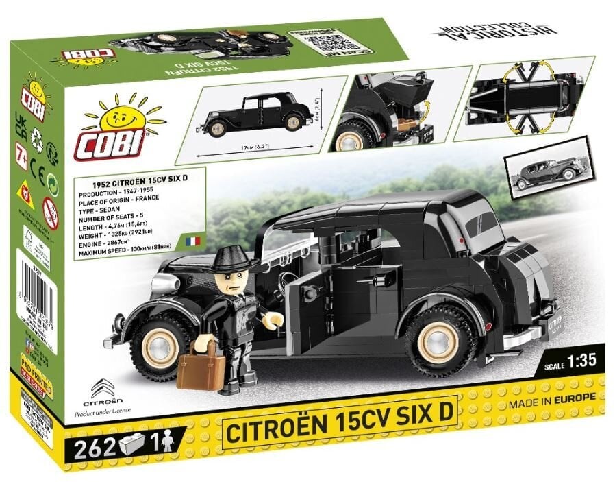 Cobi HC Citroen 15CV SIX D hinta ja tiedot | LEGOT ja rakennuslelut | hobbyhall.fi