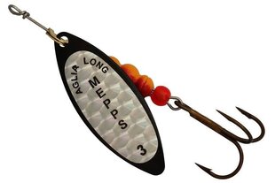 Spinner MEPPS AGLIA LONG RAINBOW-3 11,5g musta hinta ja tiedot | Vieheet ja uistimet | hobbyhall.fi