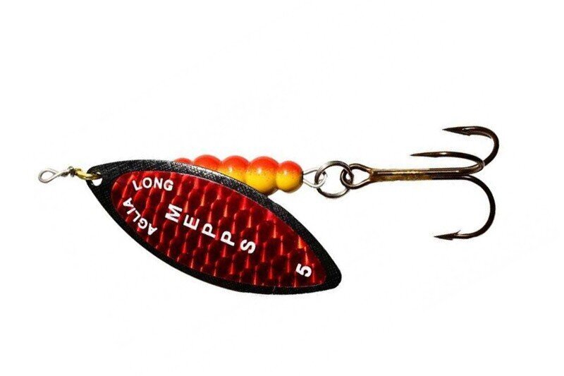 Spinner MEPPS AGLIA LONG REDBO-5 29,0g musta