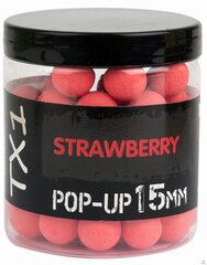 Bait TX1 Pop-up Strawberry 15mm 100g fluo-red hinta ja tiedot | Kalanrehu | hobbyhall.fi