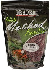 Groundbait TRAPER Method Feeder Pelletit Fish Mix 4mm 500g hinta ja tiedot | Kalanrehu | hobbyhall.fi