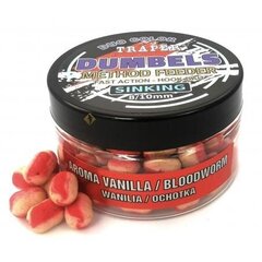 Groundbait TRAPER Dumbels duo color Pop-Up 8-10mm 30g vanilja/verimato hinta ja tiedot | Kalanrehu | hobbyhall.fi