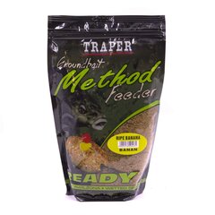 Groundbait TRAPER Method Feeder Ready Kypsä banaani 750g hinta ja tiedot | Kalanrehu | hobbyhall.fi