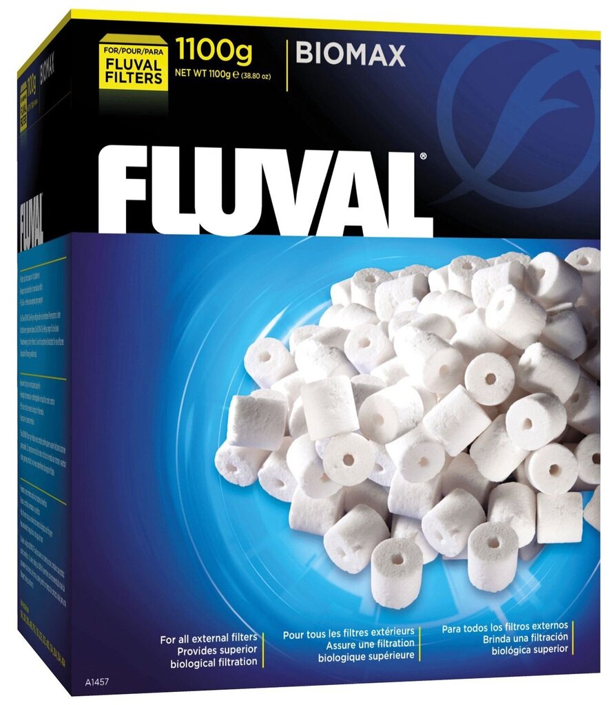 Suodatinmateriaali Fluval Biomax 1100g hinta ja tiedot | Akvaariotarvikkeet | hobbyhall.fi